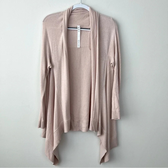 Lululemon Cashlu Wrap Cardigan Sweater in Pink Bliss - Picture 5 of 12